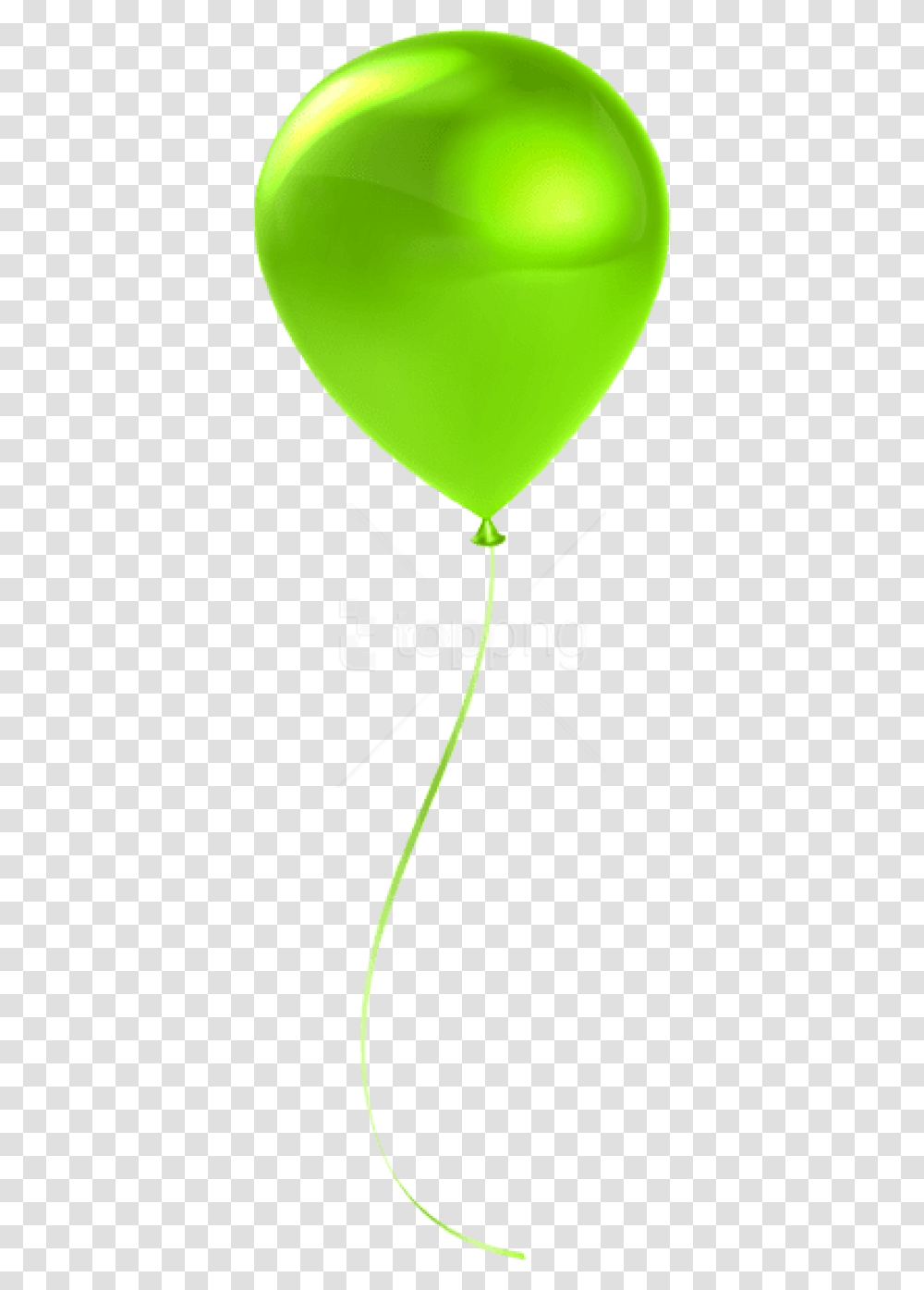 Free Download Single Lime Balloon Background Single Balloon, Triangle Transparent Png