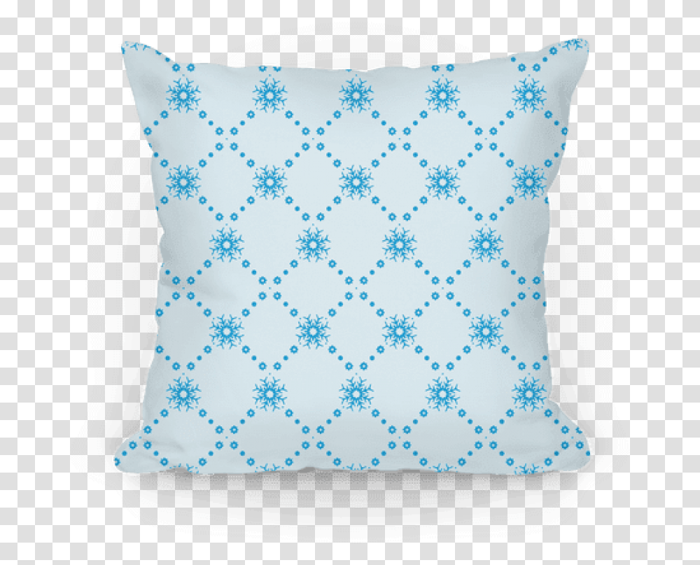 Free Download Snowflake Images Background Baby Blue Pillows, Cushion, Purse, Handbag, Accessories Transparent Png