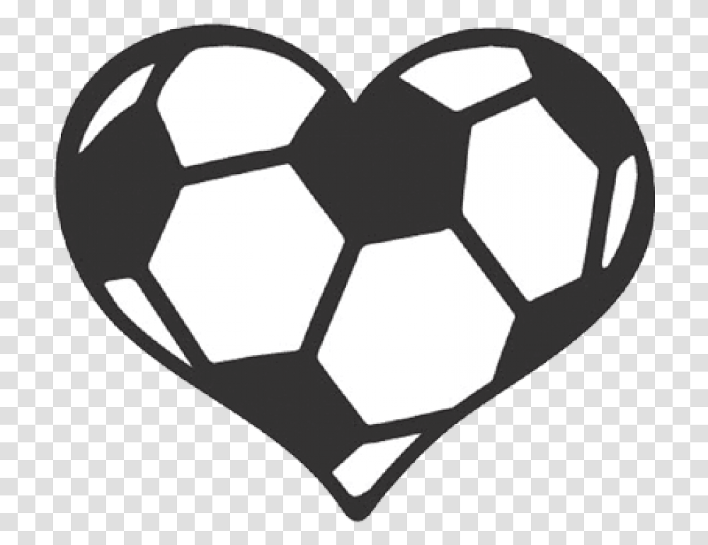 Free Download Soccer Ball Heart Images Background Soccer Ball Heart Svg, Team, Hand, Pillow, Cushion Transparent Png