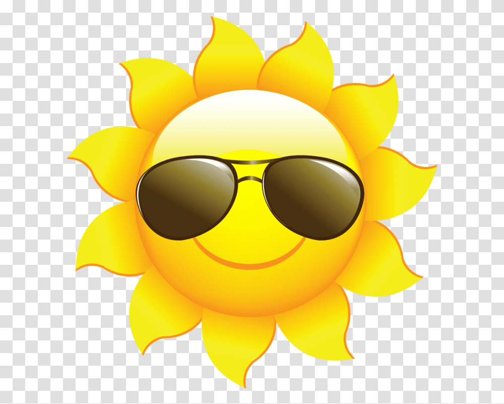 Free Download Sun Clipart For Kids Images Sun With Sunglasses, Nature, Outdoors, Accessories, Sky Transparent Png