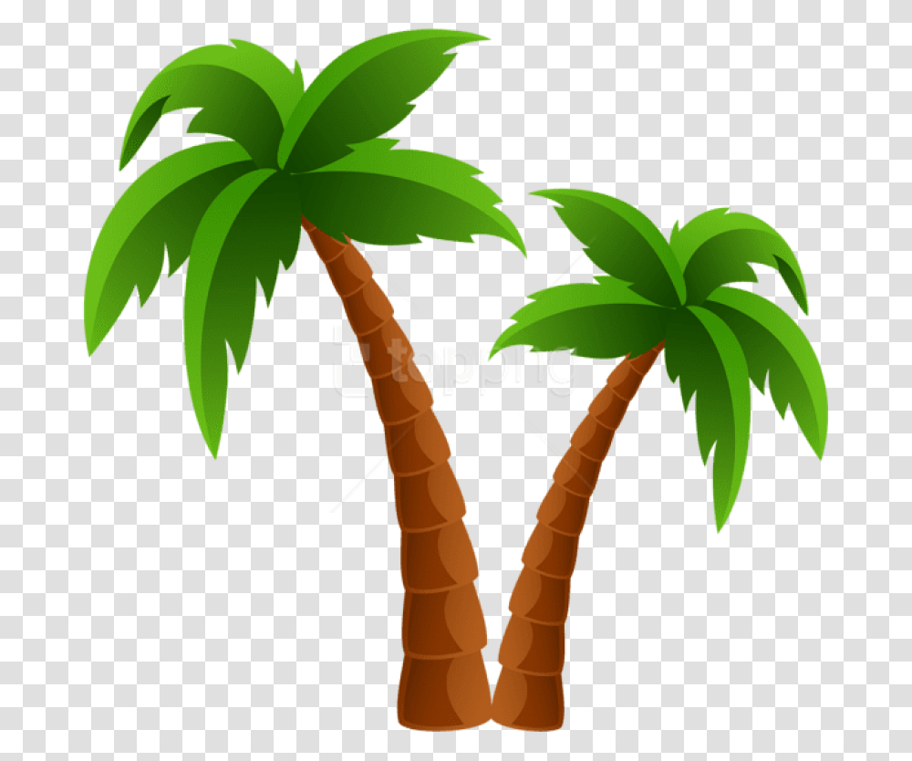 Free Download Two Palm Trees Images Background Palm Tree Clipart, Plant, Arecaceae, Vegetable, Food Transparent Png