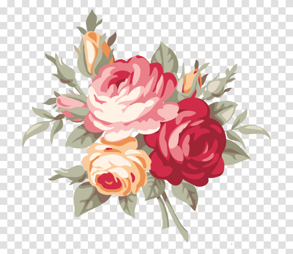 Free Download Vintage Rose Images Background Flower Aesthetic, Plant, Blossom, Floral Design, Pattern Transparent Png
