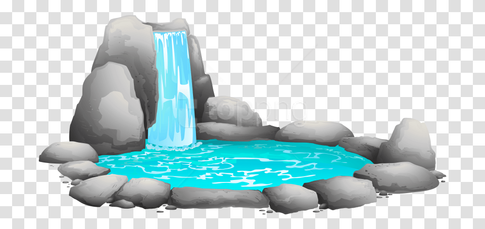 Free Download Waterfall Clipart Cartoon Waterfall, Nature, Outdoors, Ice, Snow Transparent Png