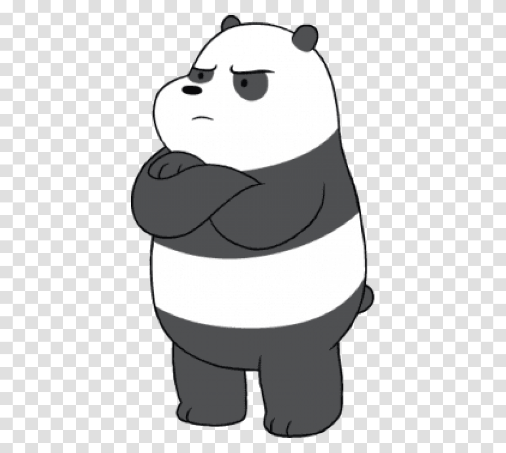 Free Download We Bare Bears Panda Angry Clipart We Bare Bears, Apparel, Cushion, Pillow Transparent Png