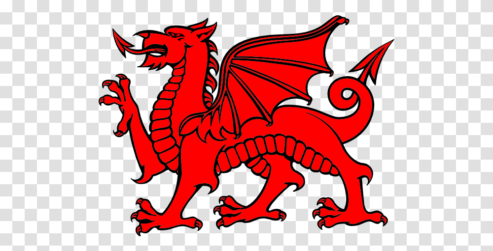 Free Dragon Clipart Download Clip Art Dragon On Welsh Flag, Poster, Advertisement Transparent Png