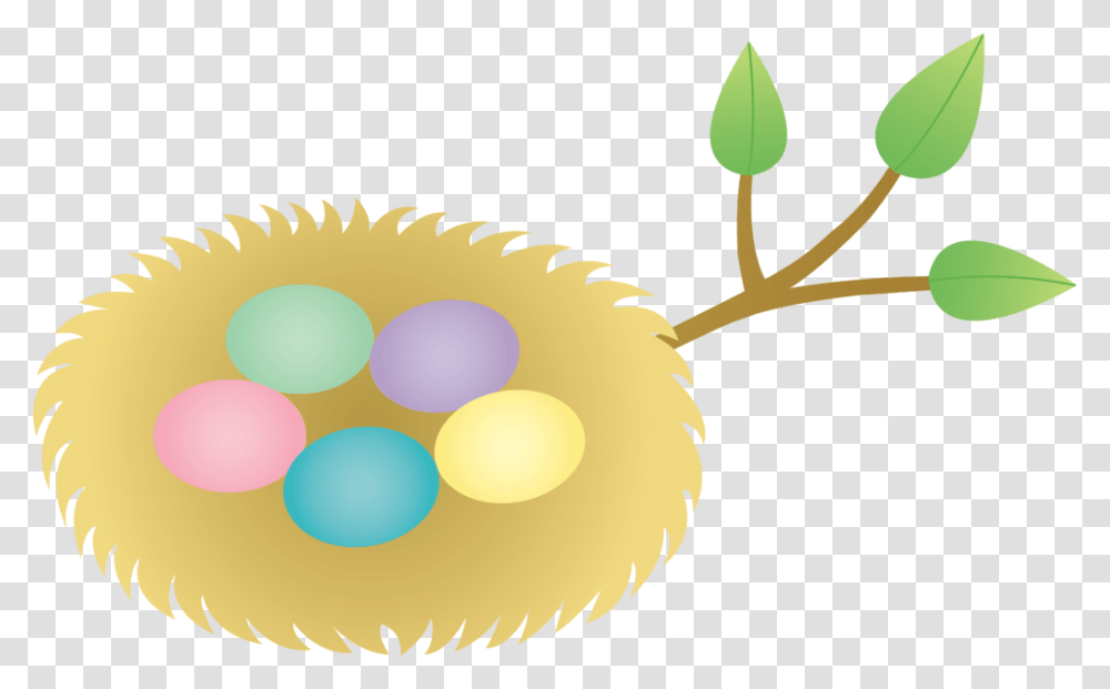 Free Easter Clipart Bird Nest Eggs Clip Art, Plant, Food, Fruit Transparent Png
