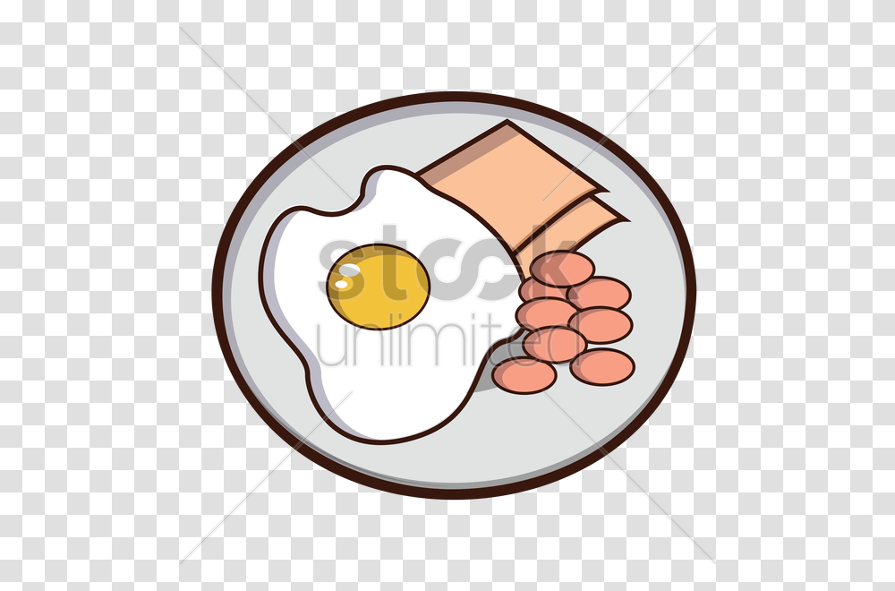 Free Egg Baked Beans And Ham Breakfast Vector Image, Food, Label, Frying Pan Transparent Png