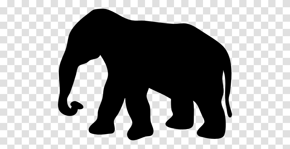 Free Elephant Clipart, Silhouette, Person, Human, Kneeling Transparent Png