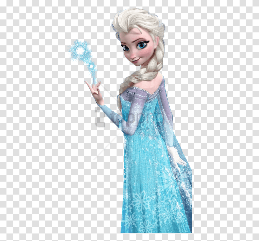 Free Elsa Frozen Image With Background, Doll, Toy, Costume, Person Transparent Png