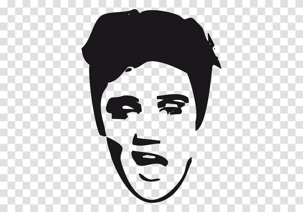 Free Elvis Elvis Images, Stencil, Face, Apparel Transparent Png