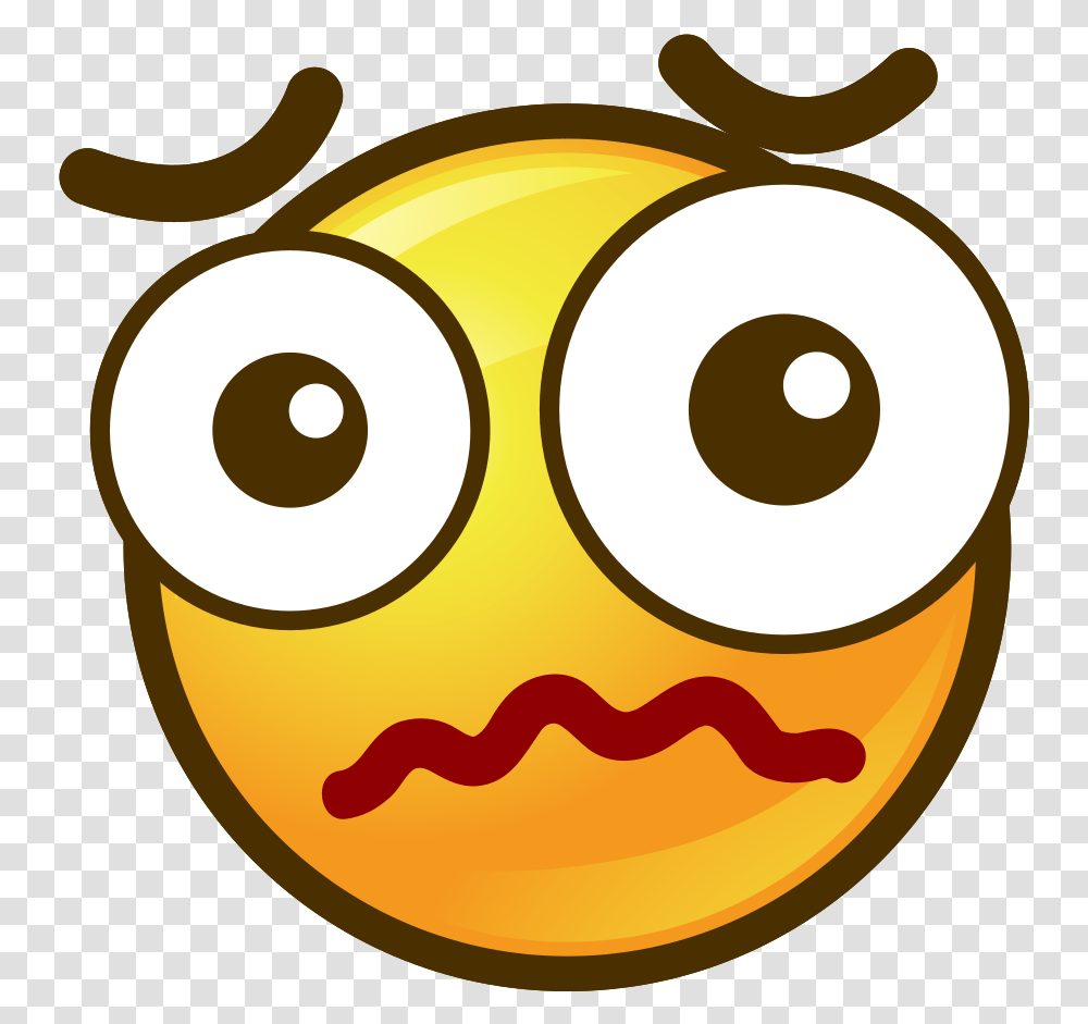 Free Emoji Circle Face Confounded Happy, Label, Text, Plant, Symbol Transparent Png
