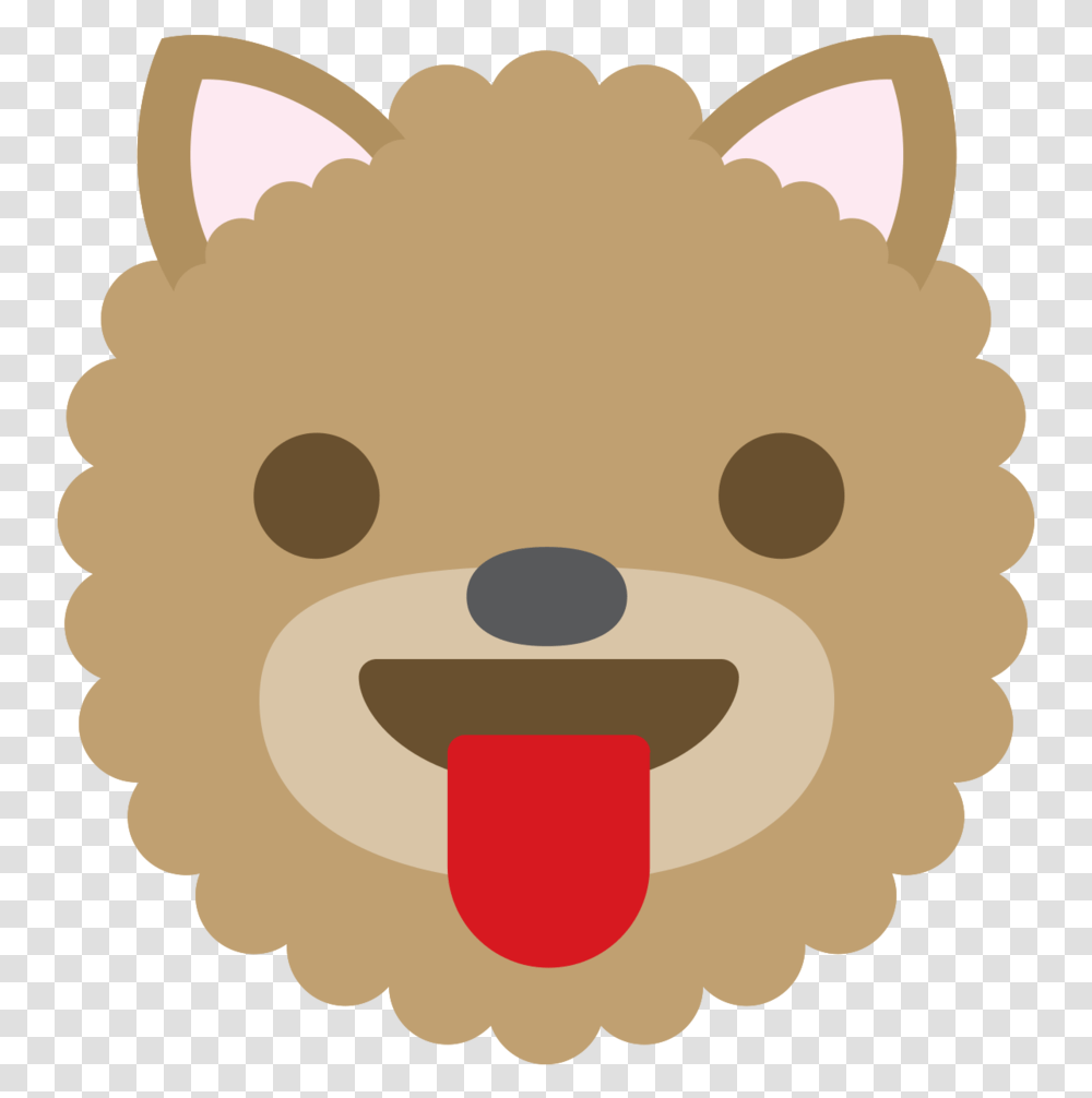 Free Emoji Dog Face Tongue With Wedding Of The Year 2018, Food, Animal, Birthday Cake, Cookie Transparent Png