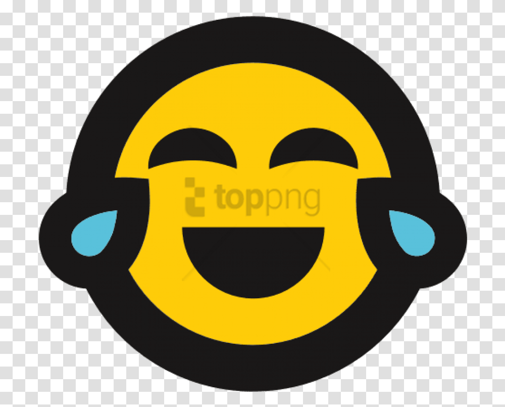 Free Emoji Emot Grin Smirk Happy Pleased Smiley, Label, Logo Transparent Png