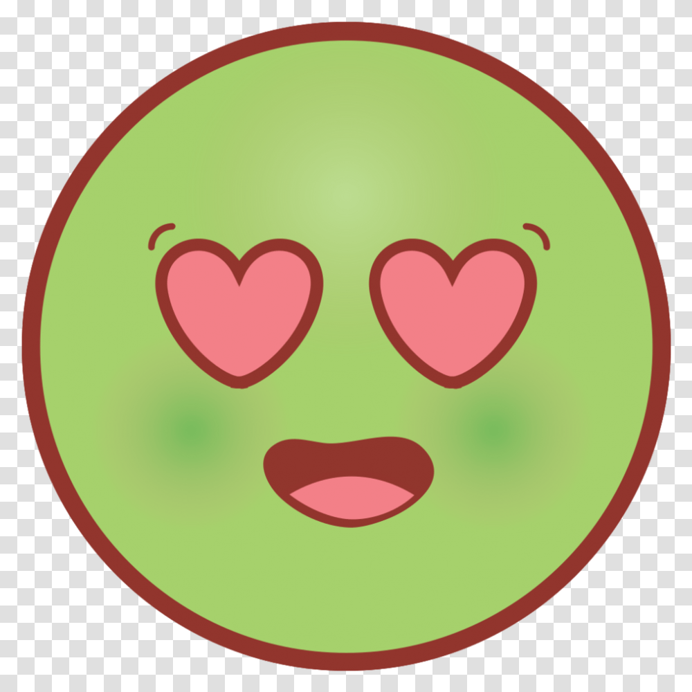 Free Emoji Face Circle Love With Background Sport Boys Del Callao, Heart, Text, Food, Plant Transparent Png