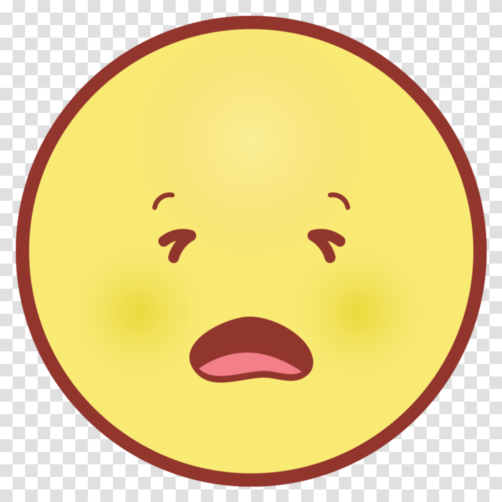 Free Emoji Face Circle Sad With Circle, Tennis Ball, Sport, Sports, Outdoors Transparent Png