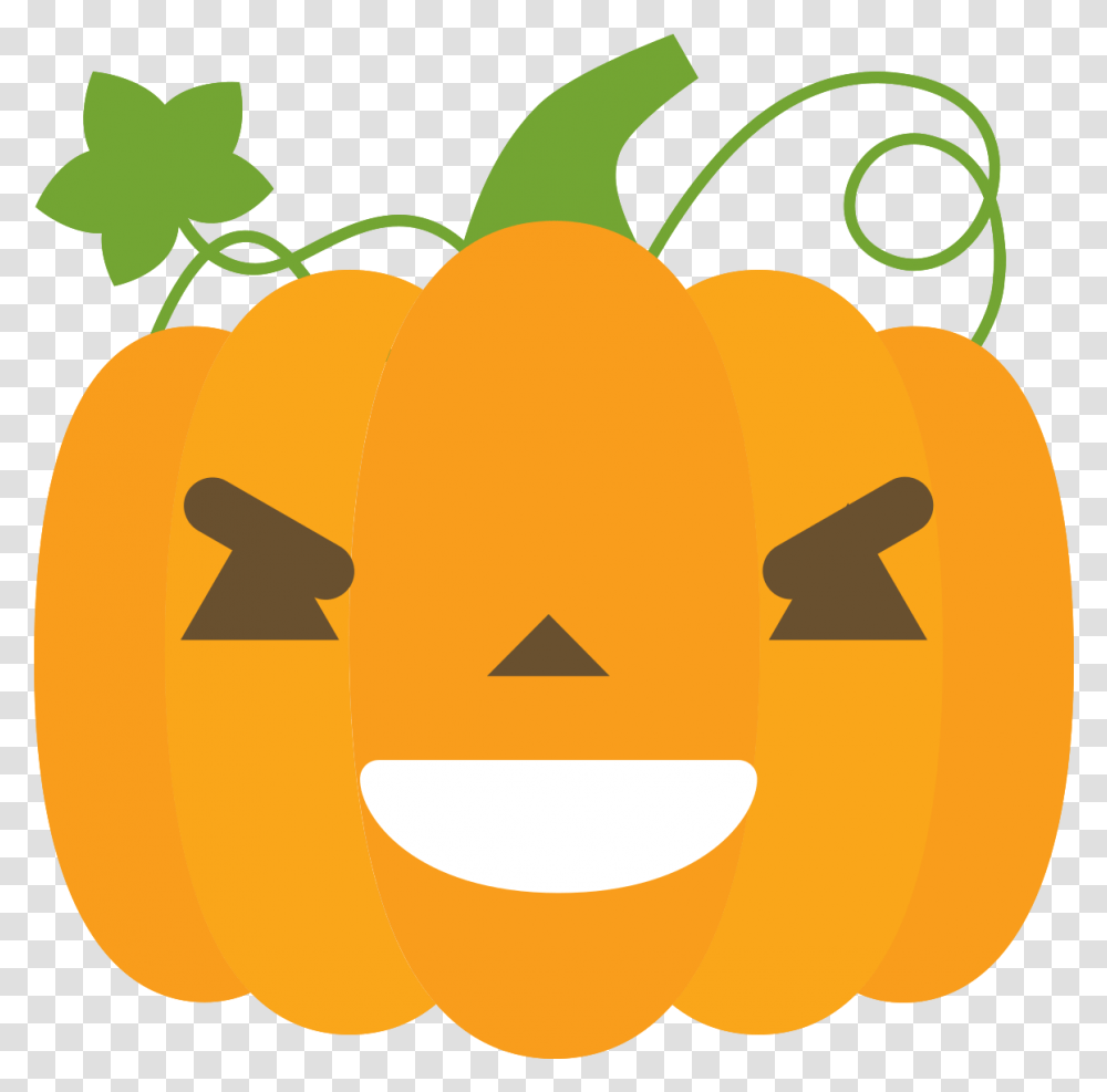 Free Emoji Pumpkin Evil 1199718 Happy, Plant, Vegetable, Food, Halloween Transparent Png