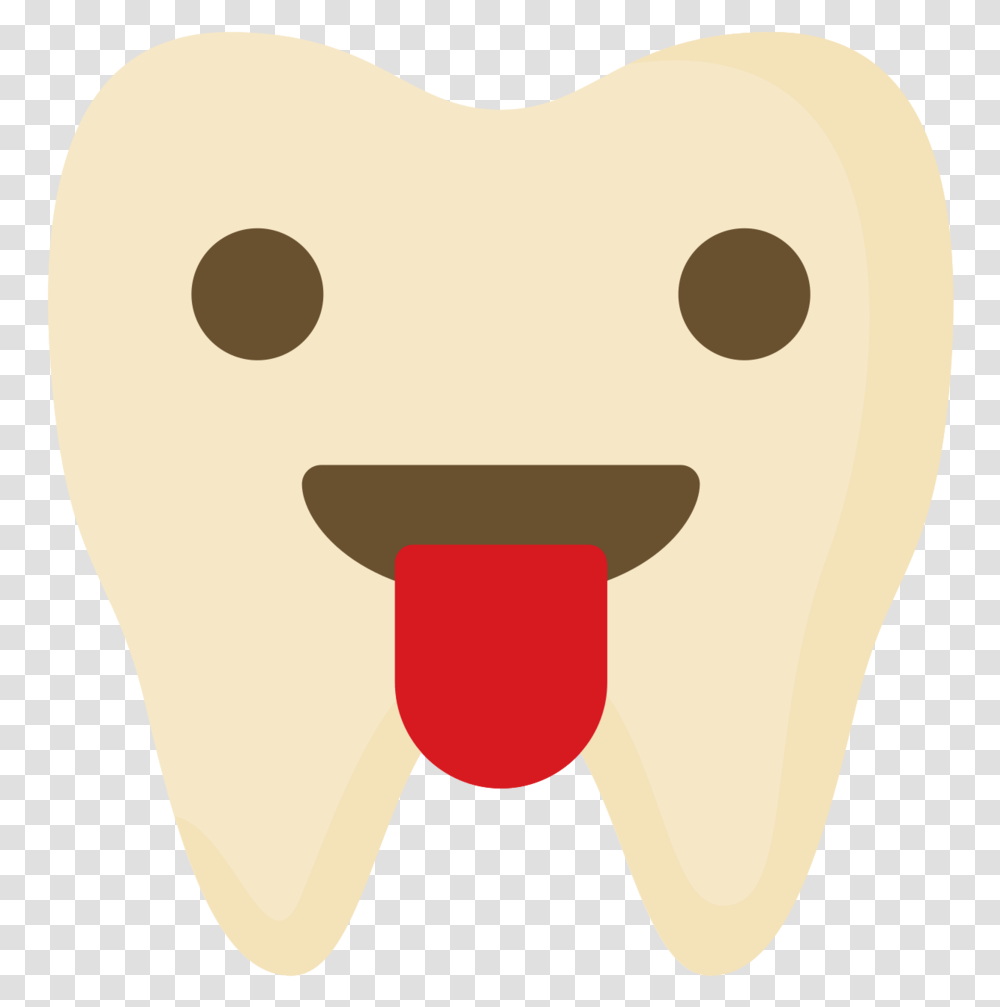 Free Emoji Tooth Tounge With Happy, Sweets, Food, Teeth, Mouth Transparent Png