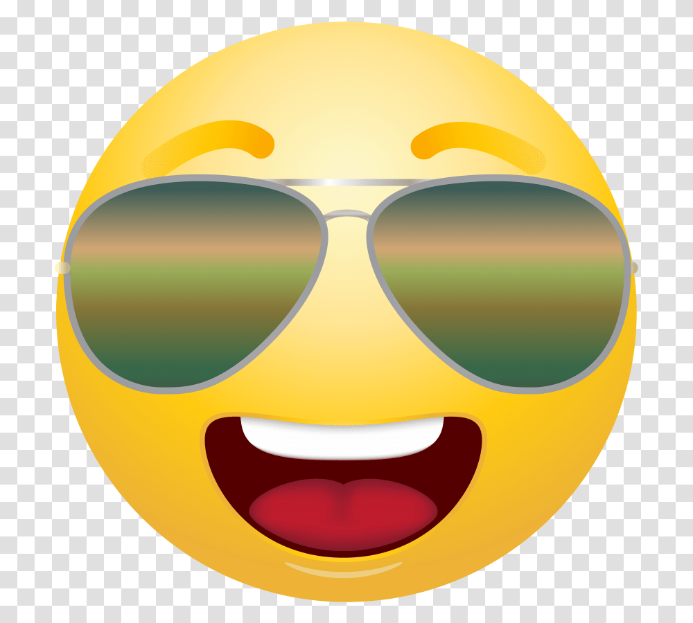 Free Emoticon With Sunglasses Images Smiley Face Emoji Background, Accessories, Accessory, Head, Helmet Transparent Png