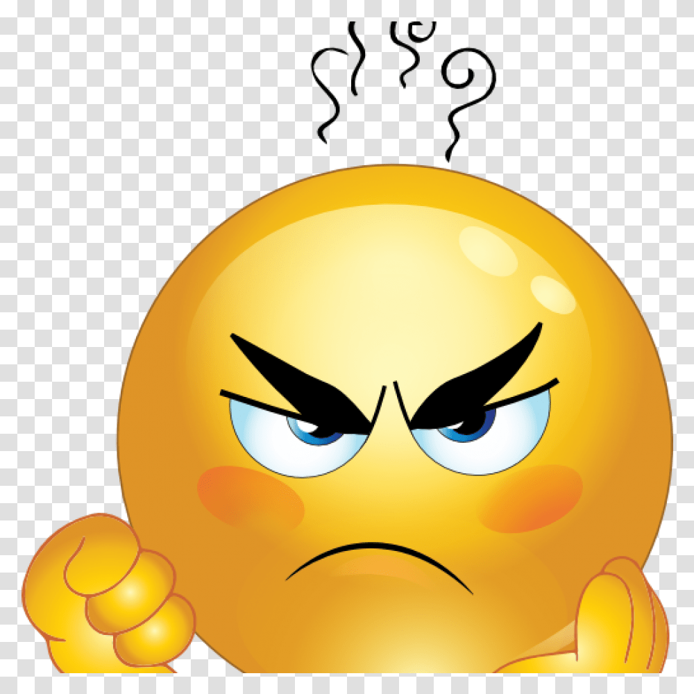 Free Emoticons Clipart Frustration Encode Background Angry Emoji, Angry Birds Transparent Png
