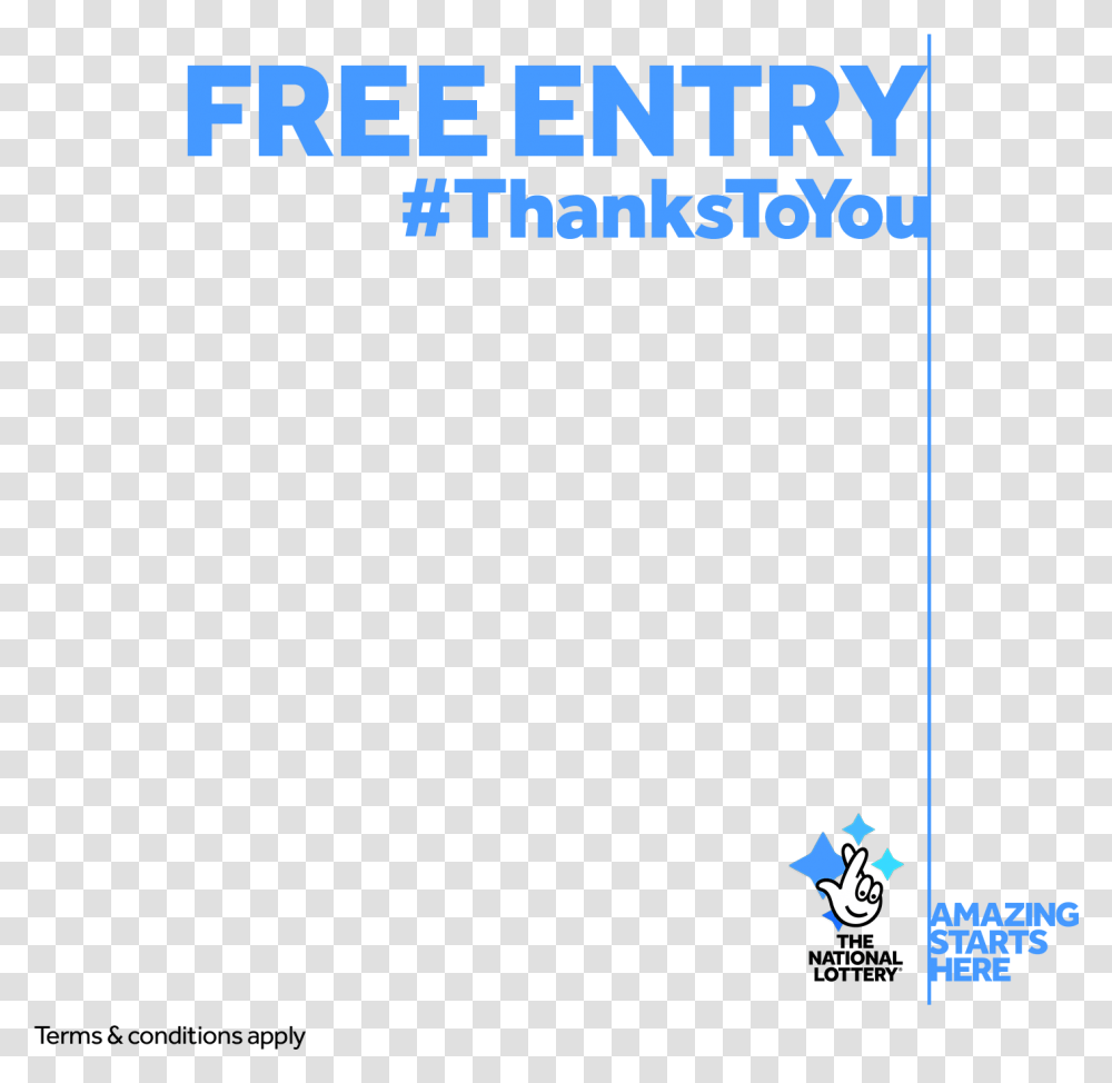 Free Entry Empty Bluetext National Lottery, Super Mario Transparent Png
