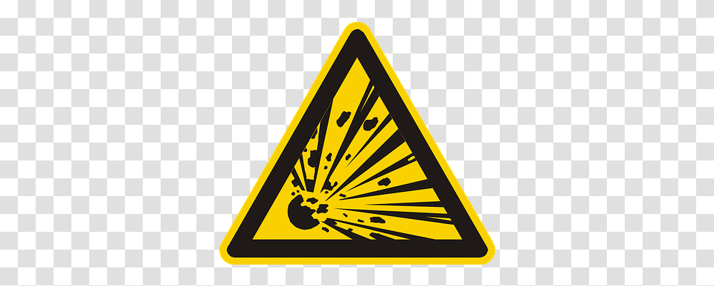 Free Explosion Bomb Vectors Explosion Danger, Symbol, Sign, Road Sign, Triangle Transparent Png