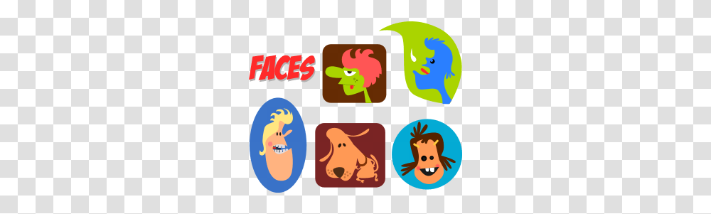 Free Faces Clipart Faces Icons, Alphabet, Leisure Activities Transparent Png