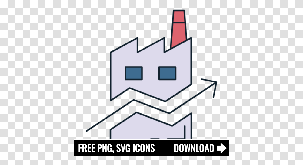 Free Factory Icon Symbol Youtube Icon Aesthetic, Text, First Aid, Minecraft, Pac Man Transparent Png