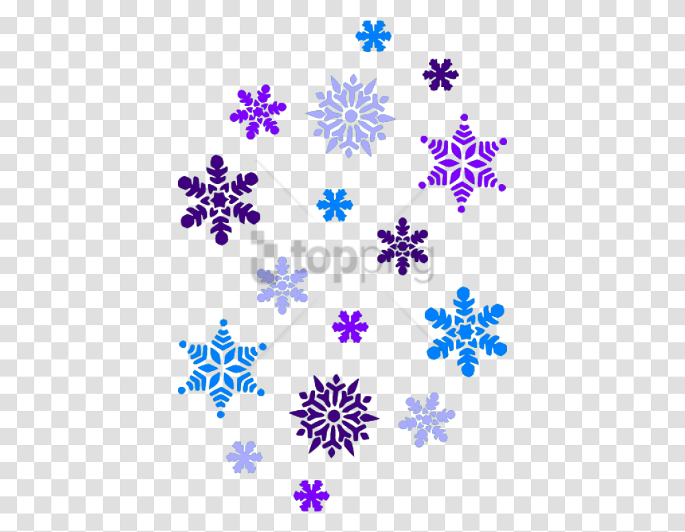 Free Falling Snowflake Images Background Falling Snowflake Clip Art, Pattern, Wand, Purple Transparent Png