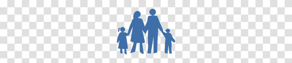 Free Family Clipart Fam Ly Icons, Crowd, Silhouette, Hand, Pedestrian Transparent Png
