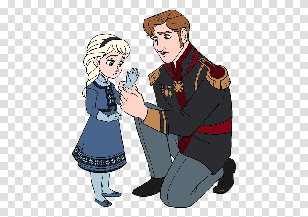 Free Family Friends Cliparts Elsa And Her Dad, Performer, Person, Human, Magician Transparent Png
