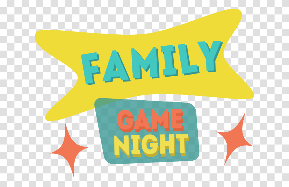 Free Family Game Night, Label Transparent Png