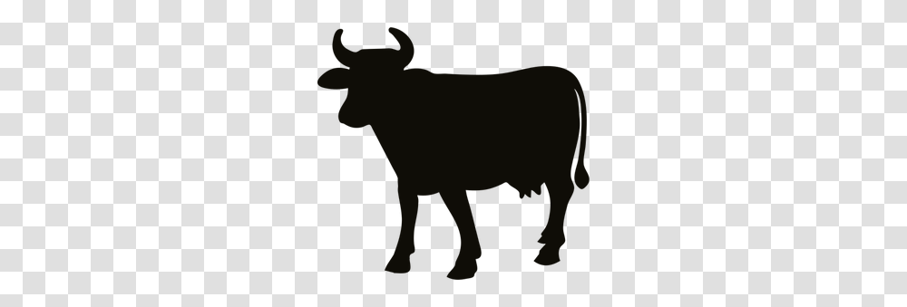 Free Farm Animals Vector Silhouette, Mammal, Bull, Buffalo, Wildlife Transparent Png