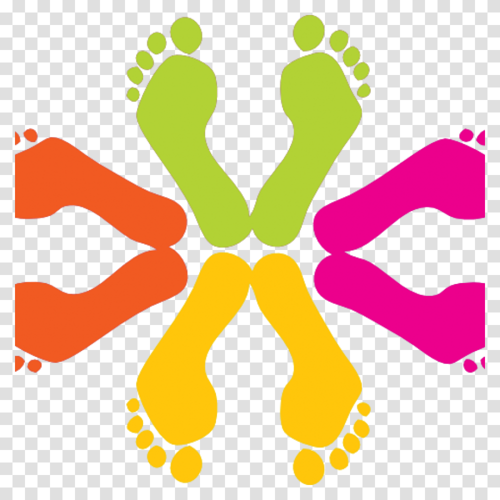 Free Feet Clipart Free Clipart Download, Pattern, Hand, Footprint, Heart Transparent Png