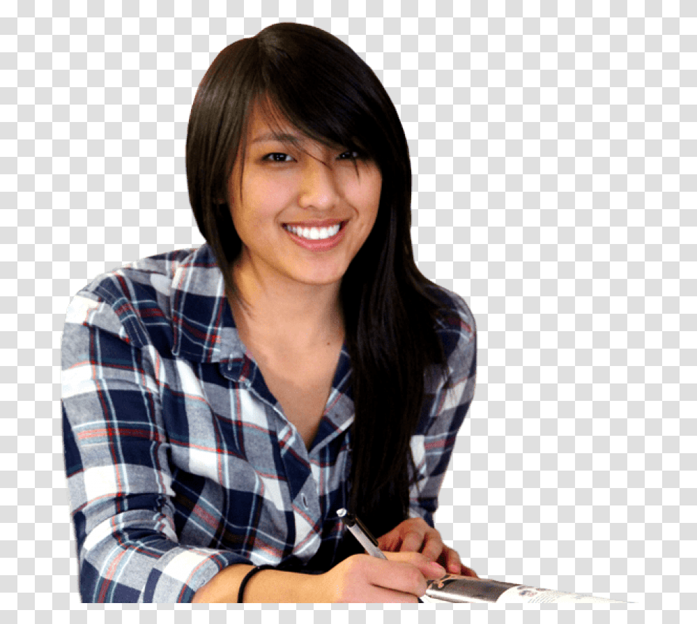 Free Female Student Images Test Prep Study Abroad, Person, Electronics, Keyboard, LCD Screen Transparent Png