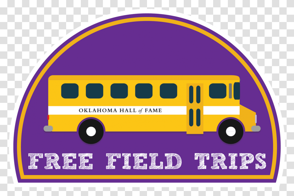 Free Field Trips Logo No Tag Line School Bus, Vehicle, Transportation, Paper Transparent Png