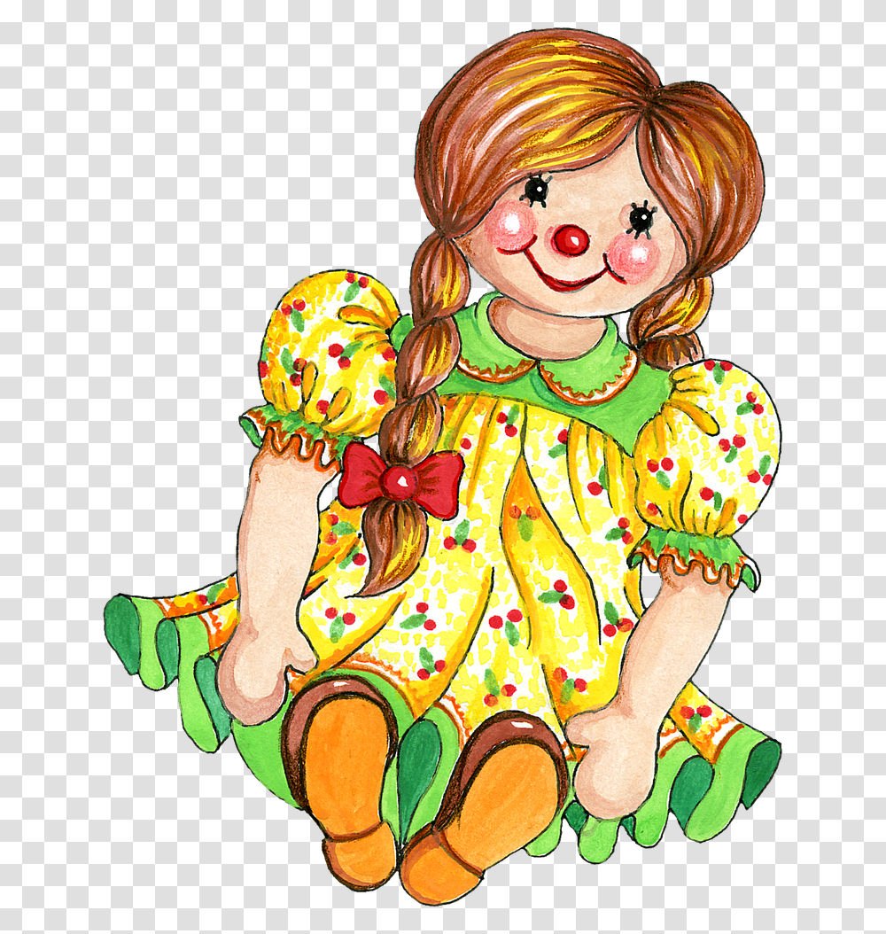 Free Files Free Clip Art Rag Doll, Toy, Person, Human Transparent Png