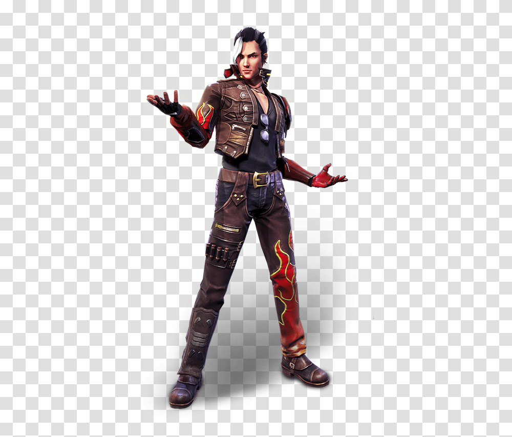 Free Fire Character, Costume, Person, Performer Transparent Png