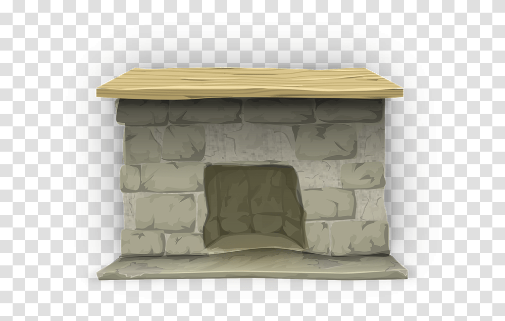 Free Fireplace Image Clipart Fire Place Background, Indoors, Hearth, Box, Tabletop Transparent Png