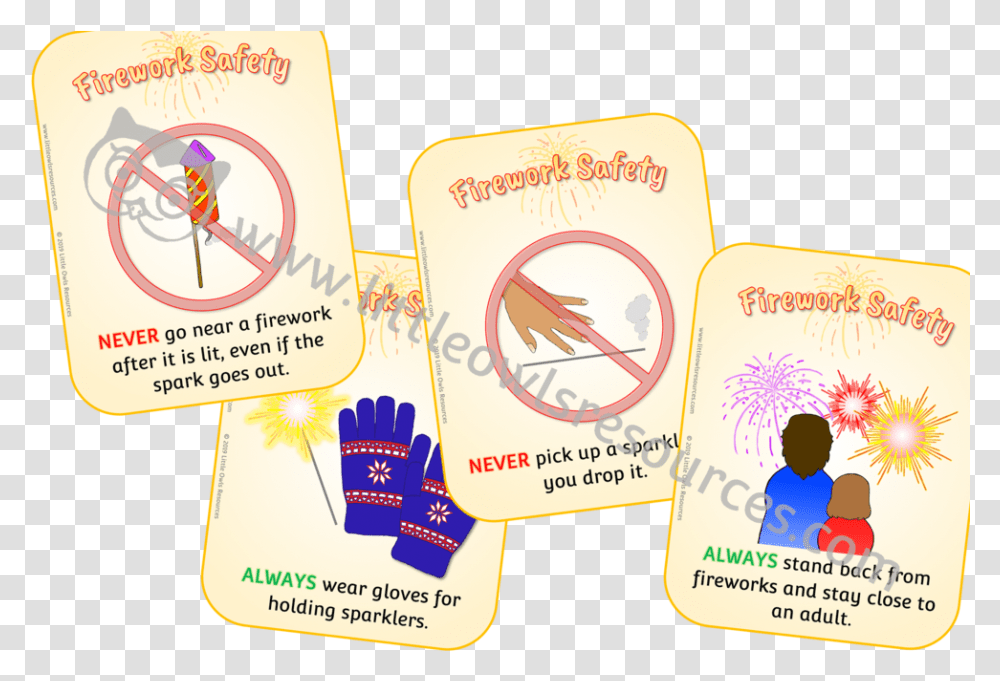 Free Firework Safety Cards Printable Early Yearsey Eyfs Label, Text, Paper, Advertisement, Poster Transparent Png