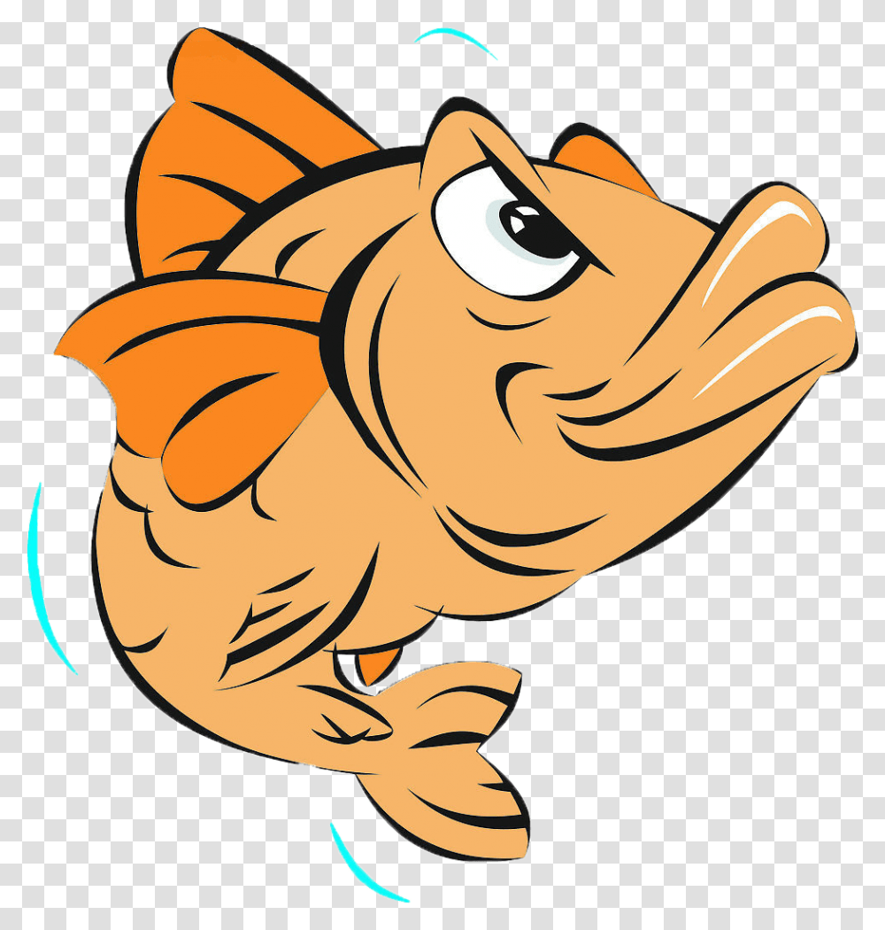 Free Fish Cartoon Clip Stock Fish Cartoon, Outdoors, Animal, Nature Transparent Png