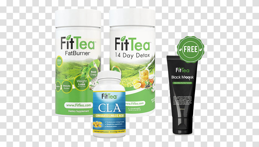 Free Fit Tea Face MaskClass Coconut, Cosmetics, Deodorant, Plant, Bottle Transparent Png
