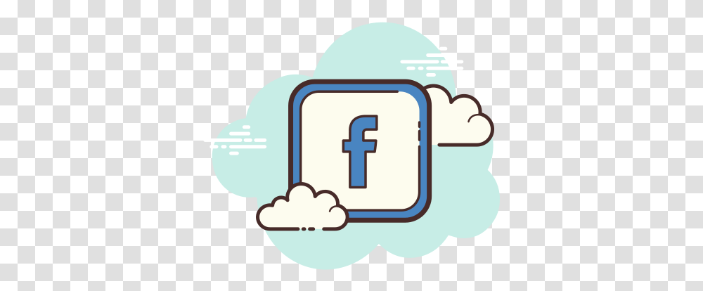 Free Flat Facebook Icon Of Cloud Available For Download In Cloud Icon, Text, First Aid, Hand, Number Transparent Png