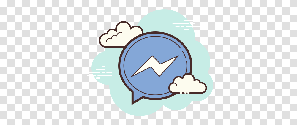 Free Flat Facebook Messenger Icon Of Cute Music App Icon, Symbol, Logo, Outdoors, Sphere Transparent Png