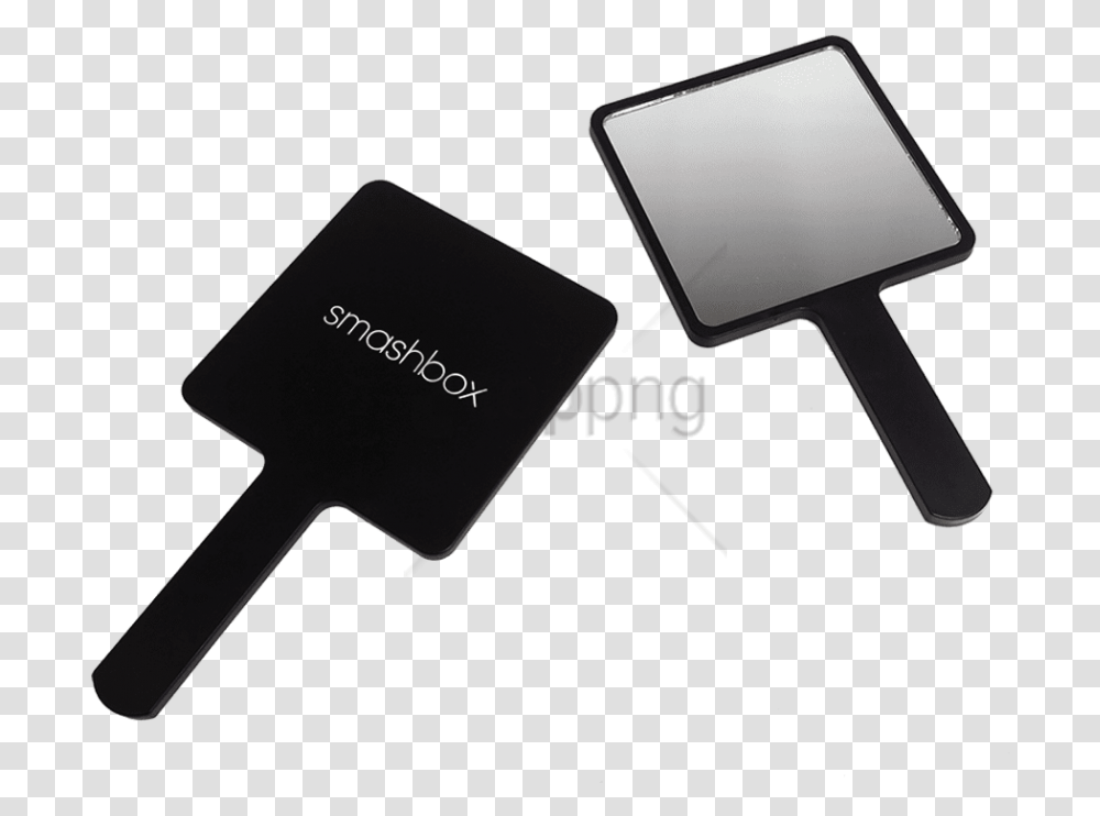 Free Flat Hand Held Mirror Item Image With Smash Box Mirror In Hand, Key, Electronics, Adapter Transparent Png