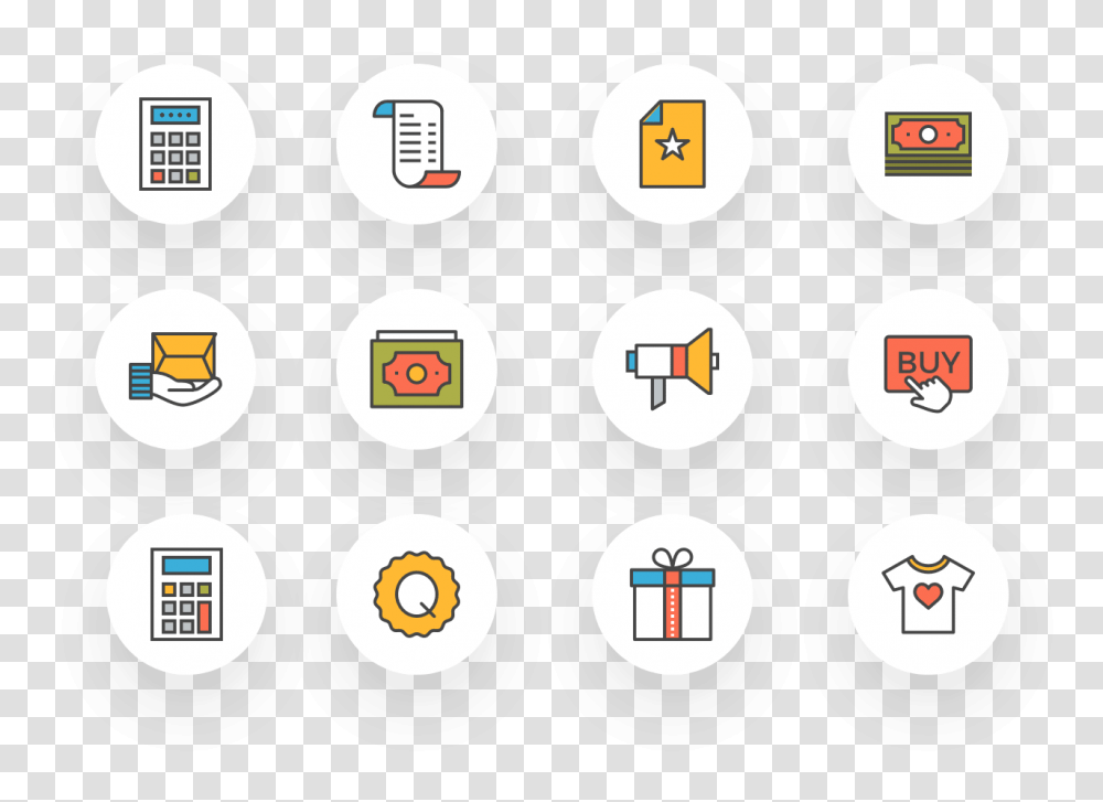 Free Flat Line Ecommerce Icon Pack From Invision Dot, Number, Symbol, Text, Label Transparent Png