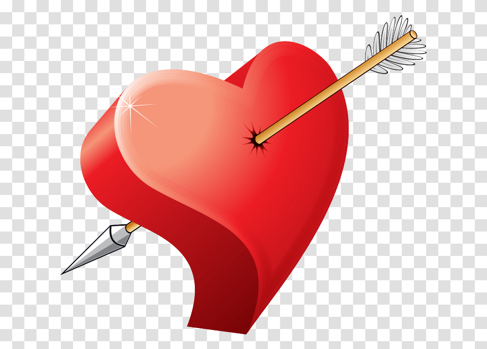 Free Flecha Del Corazn With Background Heart, Balloon, Symbol, Pen, Cupid Transparent Png