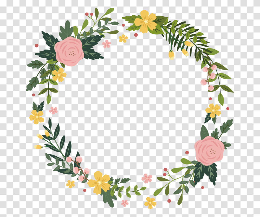 Free Floral Border Clipart Frame Floral Border Clip Art, Wreath, Pattern, Floral Design Transparent Png