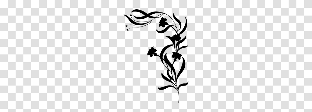 Free Floral Decoration Clip Art, Gray, World Of Warcraft Transparent Png