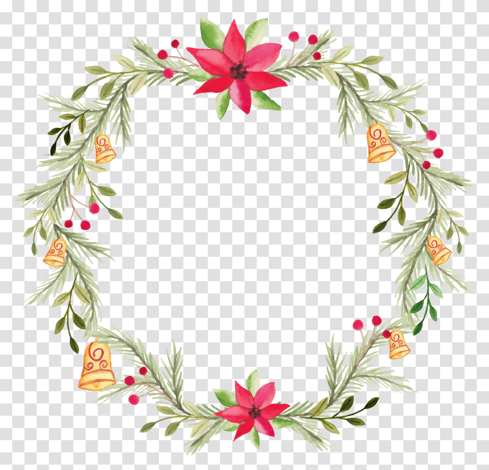 Free Floral Frame Konfest, Wreath, Plant, Floral Design, Pattern Transparent Png