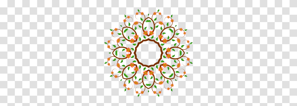 Free Floral Motif Clip Art, Pattern, Ornament, Rug Transparent Png